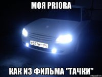 моя priora как из фильма "тачки"