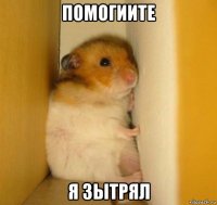 помогиите я зытрял