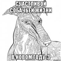 счастливой собачьей жизни в новом году :3