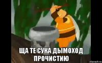  ща те сука дымоход прочистию
