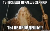 ты все еще играешь херню? 