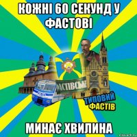 кожні 60 секунд у фастові минає хвилина