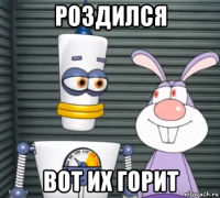 роздился вот их горит