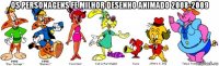 os personagens fe milhor desenho animado 2008-2009 