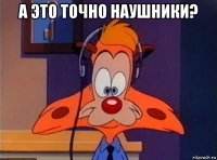 а это точно наушники? 
