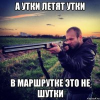 а утки летят утки в маршрутке это не шутки