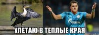  улетаю в теплые края