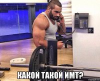  какой такой имт?