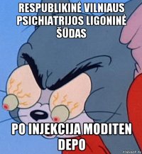 respublikinė vilniaus psichiatrijos ligoninė šūdas po injekcija moditen depo
