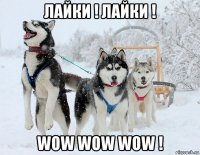 лайки ! лайки ! wow wow wow !