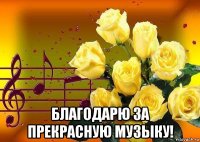  благодарю за прекрасную музыку!