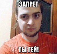 запрет ты гей!