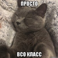 просто всо класс