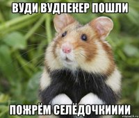 вуди вудпекер пошли пожрём селёдочкииии