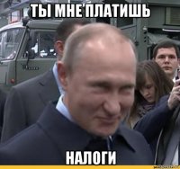 ты мне платишь налоги