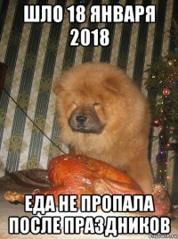шло 18 января 2018 еда не пропала после праздников