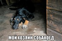  мой хозяин собакоед