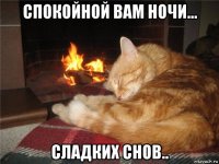 спокойной вам ночи... сладких снов..