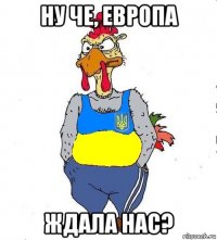 ну че, европа ждала нас?