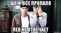 шеф все пропало лев не отвечает