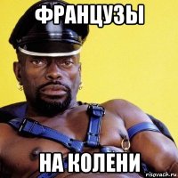 французы на колени