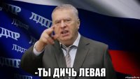  -ты дичь левая