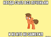 когда съел все печеньки и не кто не заметил