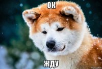 ок жду