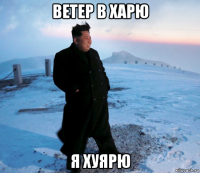 ветер в харю я хуярю