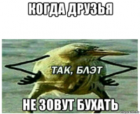 когда друзья не зовут бухать