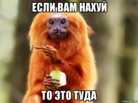 если вам нахуй то это туда