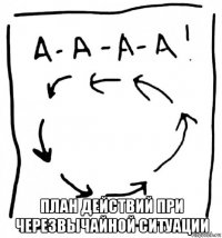  план действий при черезвычайной ситуации