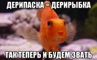 дерипаска = дерирыбка так теперь и будем звать