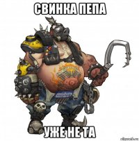 свинка пепа уже не та