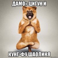 дамо»-цигун и кунг-фу шаолиня