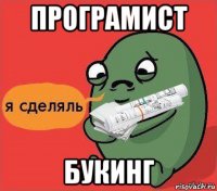 програмист букинг
