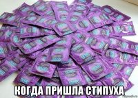  когда пришла стипуха