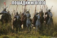 лошадки игогого 