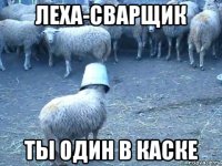 леха-сварщик ты один в каске