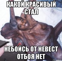 какой красивый стал небойсь от невест отбоя нет