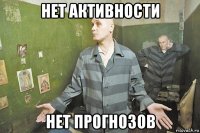 нет активности нет прогнозов