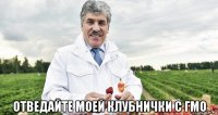  отведайте моей клубнички с гмо