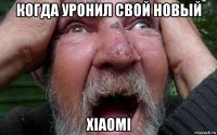 когда уронил свой новый xiaomi