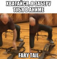 хватайся, я заберу тубя в аниме fary tail