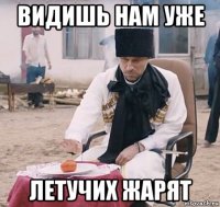 видишь нам уже летучих жарят