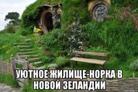  уютное жилище-норка в новой зеландии