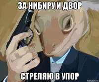 за нибиру и двор стреляю в упор