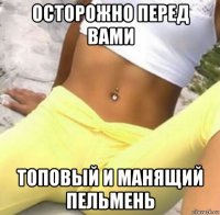 осторожно перед вами топовый и манящий пельмень