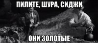 пилите, шура, сиджи они золотые