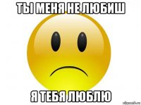 ты меня не любиш я тебя люблю